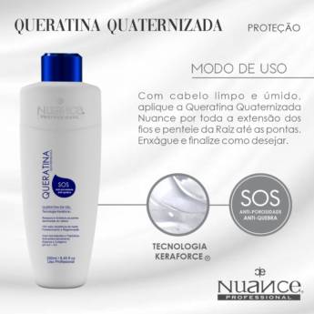 Comprar o produto de Queratina Quaternizada 250ml - Bauru em Cosméticos e Cuidado Pessoal em Bauru, SP por Solutudo