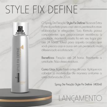 Comprar o produto de Spray Fixação 400ml - Nuance em Bauru em Produtos de Cabelo em Bauru, SP por Solutudo