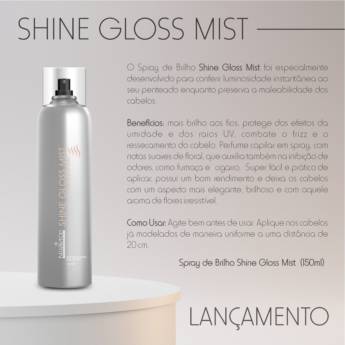 Comprar o produto de Spray de Brilho para Cabelo de 150ml Nuance em Bauru em Produtos de Cabelo em Bauru, SP por Solutudo