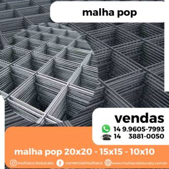 Comprar o produto de Malha pop 20x20 - 15x15 - 10x10 em Ferragem Armada em Ninho Verde II Eco Residence, SP por Solutudo