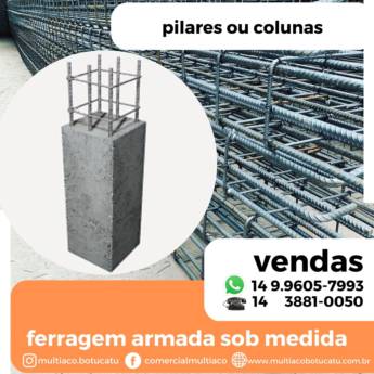 Comprar o produto de Pilares ou colunas em Ferragem Armada em Ninho Verde II Eco Residence, SP por Solutudo