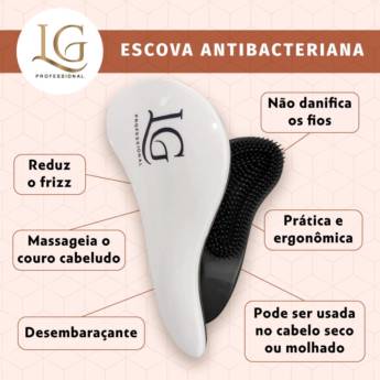 Comprar o produto de Escova anti bacteriana da Lg Professional em Bauru em Escovas e Pentes em Bauru, SP por Solutudo