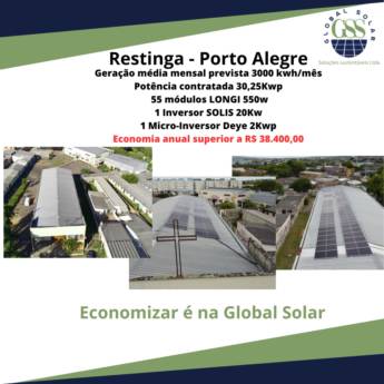 Comprar o produto de Empresa de Energia Solar em Energia Solar em Porto Alegre, RS por Solutudo