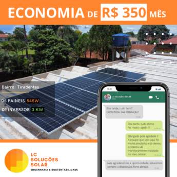 Comprar o produto de Energia Solar para Indústria em Energia Solar em Campo Grande, MS por Solutudo