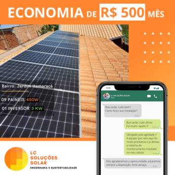 Comprar o produto de Empresa de Instalação de Energia Solar em Energia Solar em Campo Grande, MS por Solutudo
