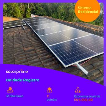 Comprar o produto de Energia solar fotovoltaica em Energia Solar em Registro, SP por Solutudo