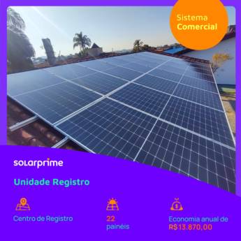 Comprar o produto de Especialista em Energia Solar em Energia Solar em Registro, SP por Solutudo