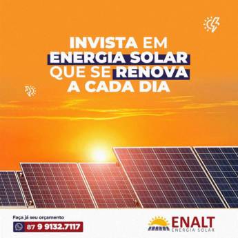 Comprar produto Instalação de carport solar em Energia Solar pela empresa Enalt Energia Solar em Petrolina, PE