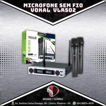 Comprar produto Microfone sem fio  em Microfones pela empresa Mercadão da Eletrônica em Mineiros, GO