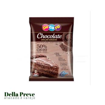 Comprar o produto de Cacau em pó 50% - Decora  em Chocolates Diet 1/2 amargo em Foz do Iguaçu, PR por Solutudo