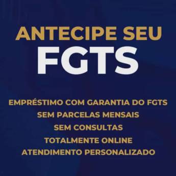 Comprar o produto de FGTS em Financeiras em Botucatu, SP por Solutudo