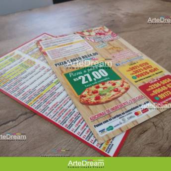 Comprar o produto de Cardápio em Ps adesivado em Bauru em Criação de Cardápios em Bauru, SP por Solutudo