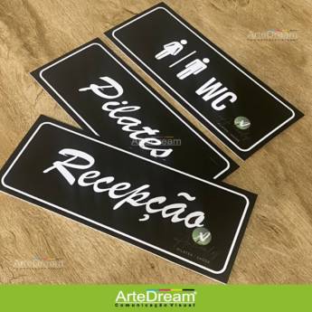 Comprar o produto de Placas em PS em Bauru em Placas em Bauru, SP por Solutudo