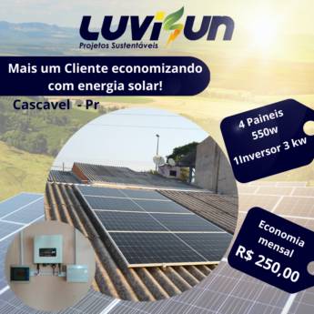 Comprar o produto de Empresa de Energia Solar em Energia Solar em Cascavel, PR por Solutudo