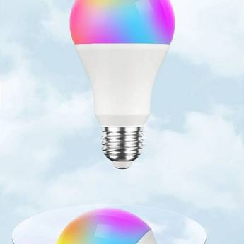 Comprar o produto de Lâmpada Inteligente de LED, 15W, colorida RGBCW, SOQUETE E27, ALEXA E GOOGLE HOME     em Automação Residencial em Bauru, SP por Solutudo