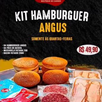 Comprar o produto de kit Hamburguer Angus em Hambúrguer Gourmet em Mineiros, GO por Solutudo