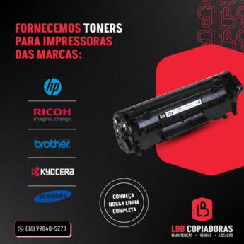 Comprar produto Toners em Impressoras pela empresa LDB Copiadoras - Assistência Técnica de Impressoras em Teresina, PI