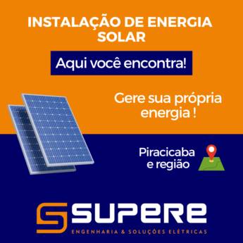 Comprar o produto de Empresa de Instalação de Energia Solar em Energia Solar em Piracicaba, SP por Solutudo