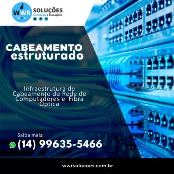 Comprar o produto de Cabeamento estruturado em Segurança e Monitoramento em Santa Cruz do Rio Pardo, SP por Solutudo