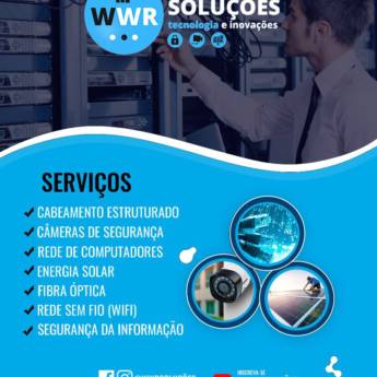 Comprar produto Rede de computadores em Computadores e Internet pela empresa WWR Solar em Santa Cruz do Rio Pardo, SP
