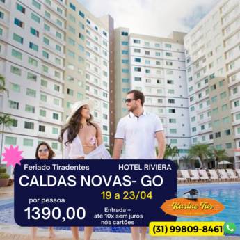 Comprar o produto de Viagem para Caldas Novas em Agências de Turismo em Ribeirão das Neves, MG por Solutudo