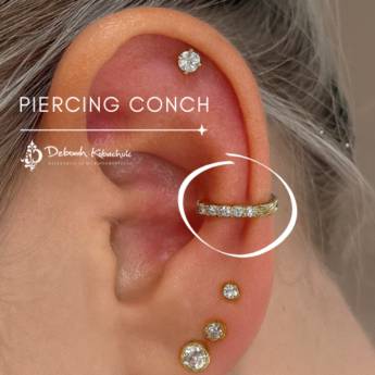 Comprar o produto de Piercing Conch em Piercing pela empresa Dermokob - Procedimentos e Produtos para Micropigmentação em Foz do Iguaçu, PR por Solutudo