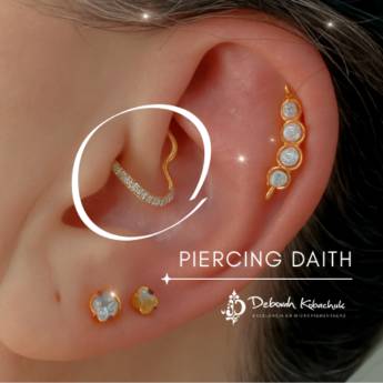 Comprar o produto de Piercing Daith em Piercing pela empresa Dermokob - Procedimentos e Produtos para Micropigmentação em Foz do Iguaçu, PR por Solutudo