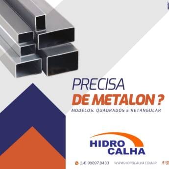 Comprar produto Metalon em Calhas - Inox pela empresa Hidroaço em Botucatu, SP