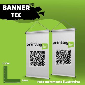 Comprar o produto de Banner TCC 90x120 em Banners pela empresa Gráfica BR Printing - Banners, Placas, Adesivos, Outdoors e Impressos em Geral em Atibaia, SP por Solutudo