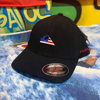 Comprar o produto de Boné Quilksilver original - Preto com símbolo EUA em Bonés em Jundiaí, SP por Solutudo