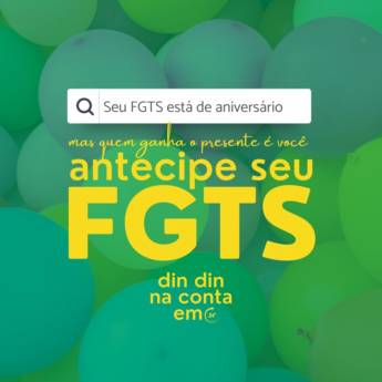 Comprar o produto de Antecipação do FGTS em Financeiras em Varginha, MG por Solutudo