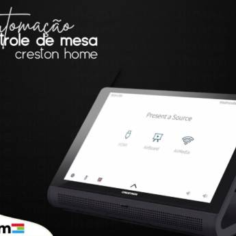 Comprar produto Controle de mesa Creston Home em Automação pela empresa Ihome Aracaju - Audio, Video e Automação em Aracaju, SE