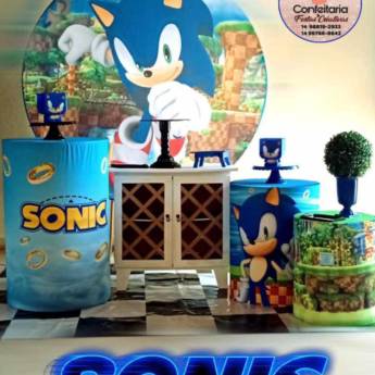 Comprar o produto de Decoração de Festa do Sonic em Bauru em Decoração para Festas em Bauru, SP por Solutudo