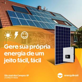 Comprar o produto de Empresa Especializada em Energia Solar em Energia Solar em São José dos Campos, SP por Solutudo