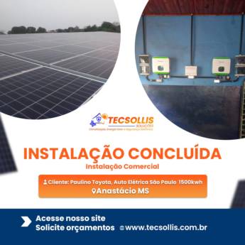 Comprar o produto de Empresa de Instalação de Energia Solar em Energia Solar em Aquidauana, MS por Solutudo