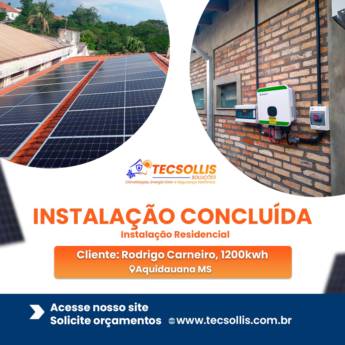 Comprar o produto de Empresa Especializada em Energia Solar em Energia Solar em Aquidauana, MS por Solutudo