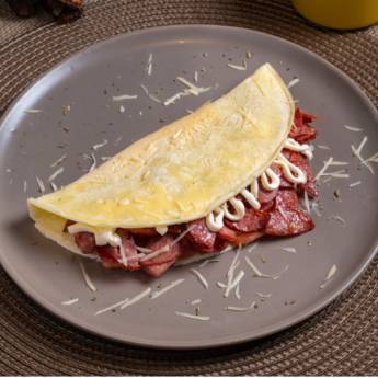 Comprar o produto de Crepioca de calabresa em Crepioca em Foz do Iguaçu, PR por Solutudo