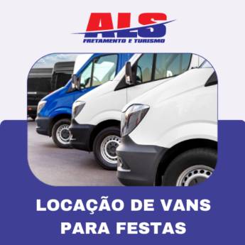 Comprar produto Locação de Vans Para Festas em Veículos e Transportes pela empresa ALS Transportes em Itapetininga, SP