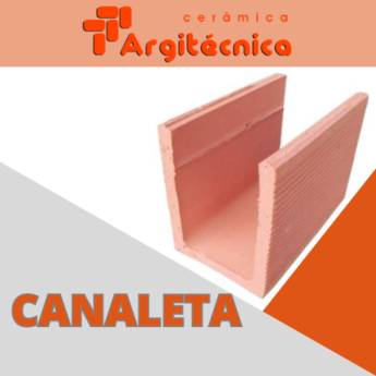 Comprar produto Caneleta em Cerâmica pela empresa Cerâmica Argitécnica  em Itapetininga, SP
