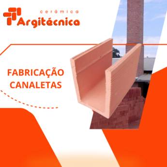 Comprar o produto de Fabricação de Caneleta de Cerâmica em Cerâmica em Itapetininga, SP por Solutudo
