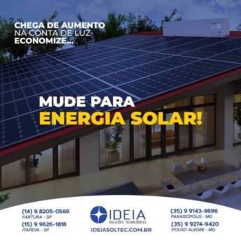 Comprar o produto de Empresa Especializada em Energia Solar em Energia Solar em Fartura, SP por Solutudo