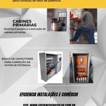 Comprar o produto de Instalações de cabines primárias  em Instalação Elétrica em Sorocaba, SP por Solutudo