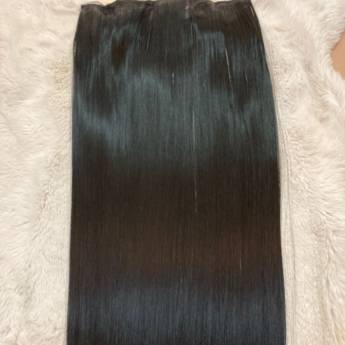 Comprar o produto de Aplique tic tac de cabelo preto em Apliques de Cabelo pela empresa Trimurti Cabelos para Mega Hair Perucas Jumbo e Apliques para Cabelo  em Foz do Iguaçu, PR por Solutudo