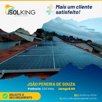 Comprar o produto de Energia Solar Residencial em Energia Solar pela empresa Solking Energia Solar  em Anápolis, GO por Solutudo