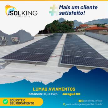 Comprar o produto de Energia solar fotovoltaica em Energia Solar pela empresa Solking Energia Solar  em Anápolis, GO por Solutudo