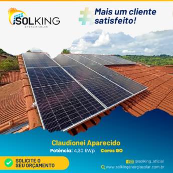 Comprar o produto de Energia Solar​ em Anápolis, GO em Energia Solar pela empresa Solking Energia Solar  em Anápolis, GO por Solutudo