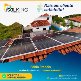 Comprar o produto de Energia Solar Off Grid em Energia Solar pela empresa Solking Energia Solar  em Anápolis, GO por Solutudo