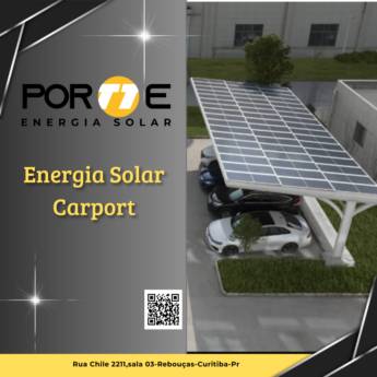 Comprar o produto de Instalação de Carport Solar - Energia Sustentável e Praticidade em Curitiba em Energia Solar em Curitiba, PR por Solutudo