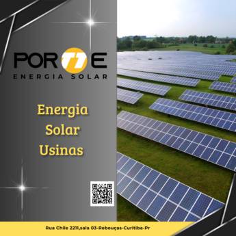 Comprar o produto de Usina Solar - Geração de Energia em Grande Escala em Curitiba em Energia Solar em Curitiba, PR por Solutudo