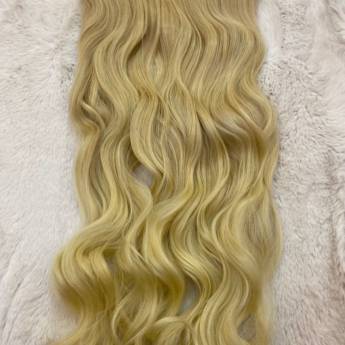 Comprar o produto de Aplique Tic Tac Loiro Ondulado em Apliques de Cabelo pela empresa Trimurti Cabelos para Mega Hair Perucas Jumbo e Apliques para Cabelo  em Foz do Iguaçu, PR por Solutudo